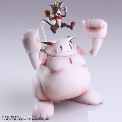 Square Enix Final Fantasy VII Bring Arts Cait Sith with Fat Moogle Two-Pack Figure Set - View 6