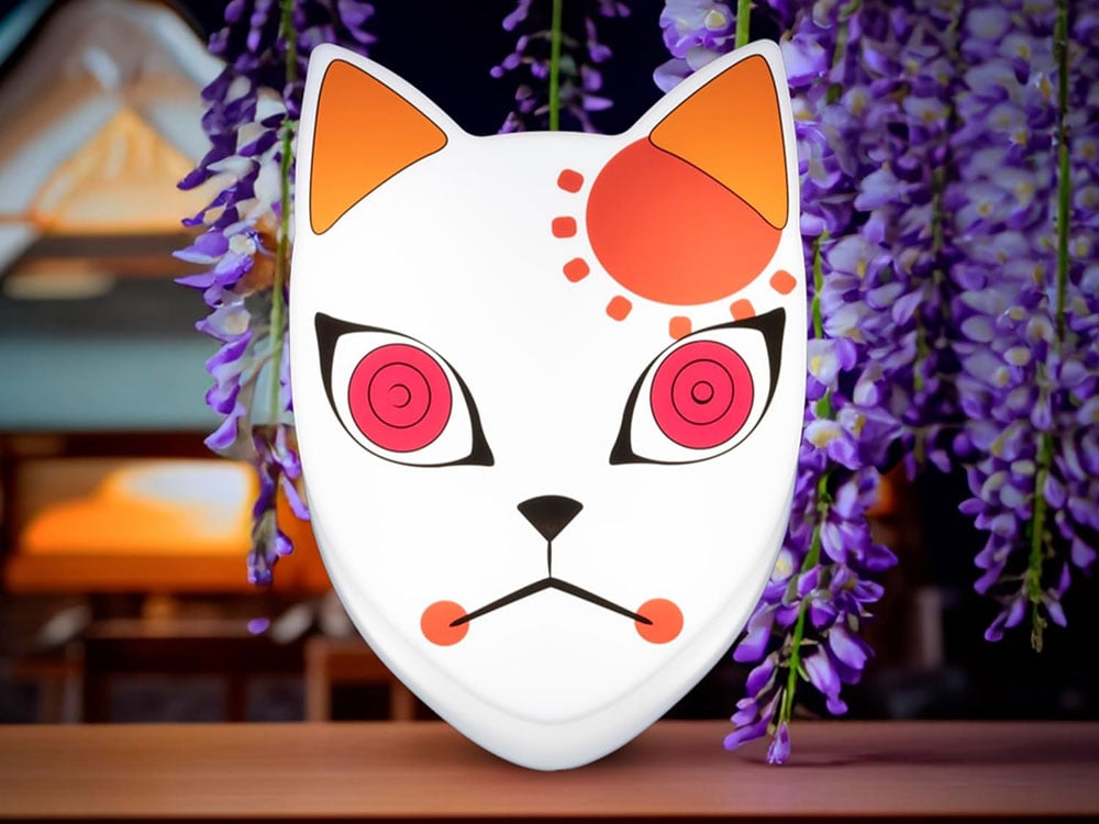 ABYstyle Demon Slayer: Kimetsu no Yaiba Fox Mask LED Lamp - View 2