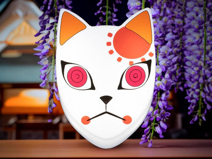 ABYstyle Demon Slayer: Kimetsu no Yaiba Fox Mask LED Lamp - View 2