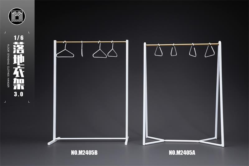 MMMToys Floor Standing Clothes Hanger 3.0 (Ver. A) 1/6 Scale Accessory, 10.6-Inch - View 6
