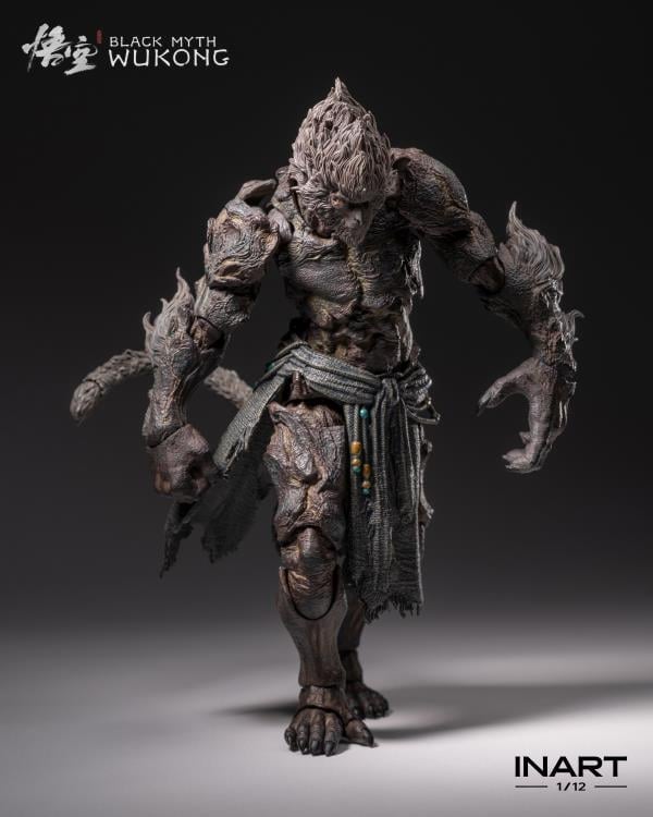 InArt Queen Studios Black Myth: Wukong Stone Monkey 1/12 Scale Action Figure - View 7