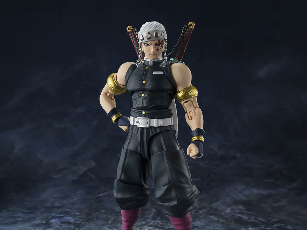 Bandai Demon Slayer: Kimetsu no Yaiba S.H.Figuarts Tengen Uzui 6.5-Inch Action Figure - View 2