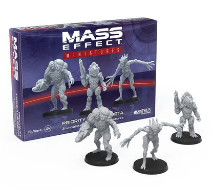 Modiphius Mass Effect: The Board Game Priority Threats Beta Resin Miniatures Set - View 3