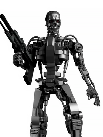 Pantasy The Terminator T-800 13.85-Inch Building Block Set