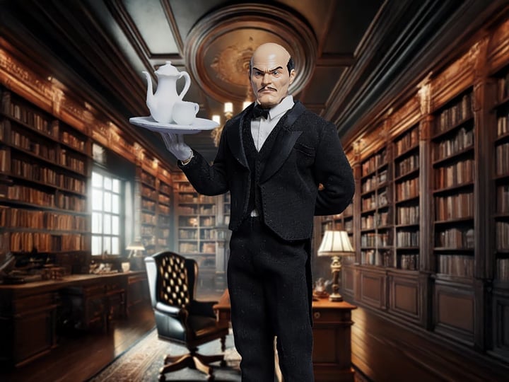 Joy Man Toys Private Butler 1/12 Scale Plastic Action Figure - View 2