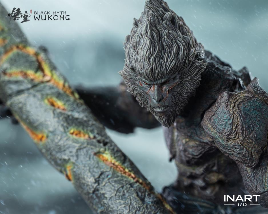 InArt Queen Studios Black Myth: Wukong Stone Monkey 1/12 Scale Action Figure - View 28