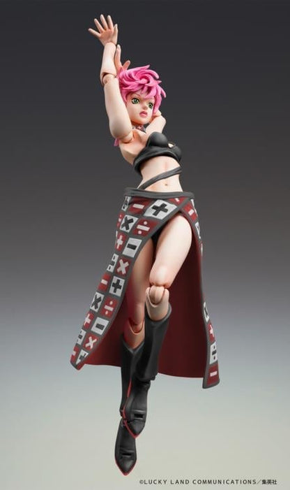 Medicos JoJo's Bizarre Adventure: Golden Wind Super Action Statue Trish Una (Black Ver.) 5.9-Inch Action Figure - View 5