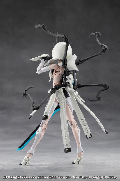 Kotobukiya Megalomaria Unlimited Universe Metamorphose Unit Exarmor White Sorceress 7-Inch Collectible - View 15