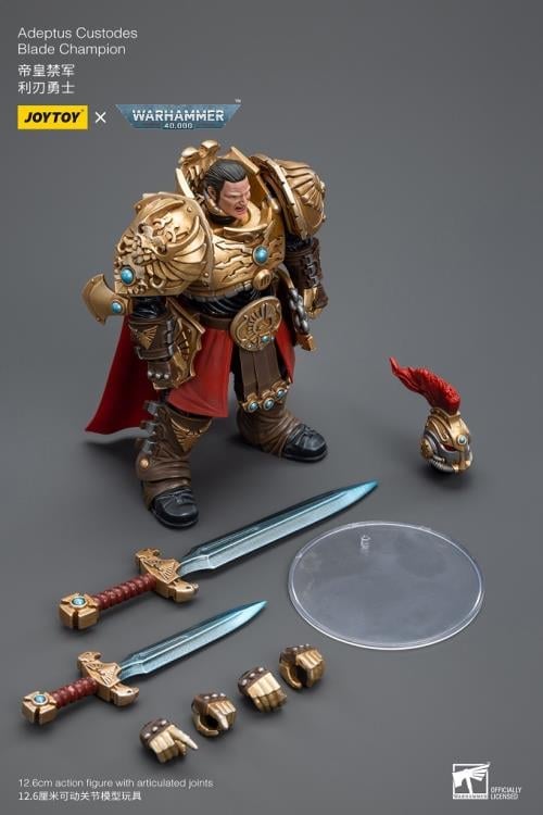 JoyToy Warhammer 40K Adeptus Custodes Blade Champion 1/18 Scale Plastic Action Figure - View 13