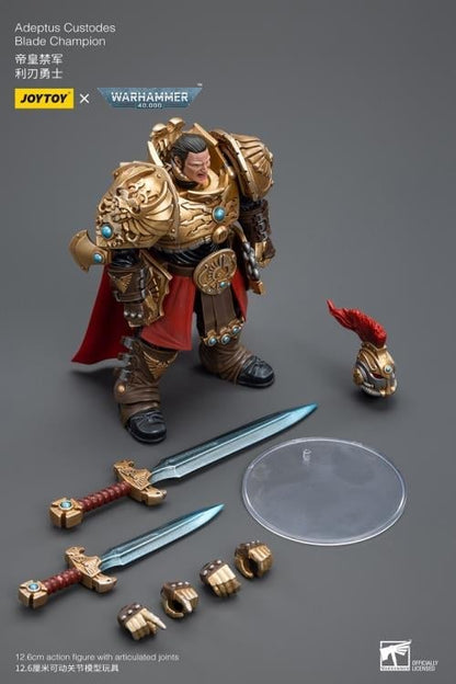 JoyToy Warhammer 40K Adeptus Custodes Blade Champion 1/18 Scale Plastic Action Figure - View 13