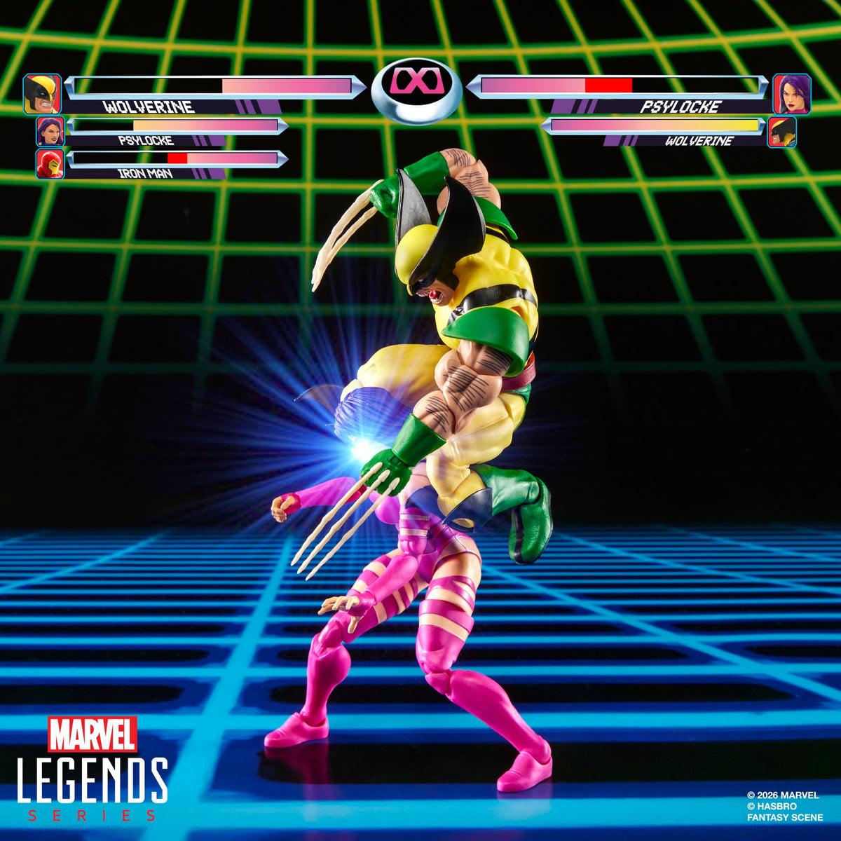 Hasbro Marvel Legends Gamerverse Wolverine vs. Psylocke Action Figure Two-Pack - View 12
