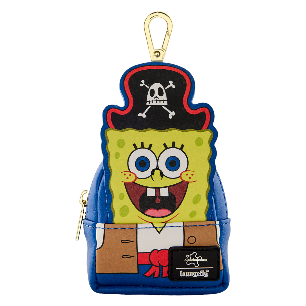 Loungefly The SpongeBob Movie: Search for SquarePants Random Mini Backpack Keychain Charm - View 3
