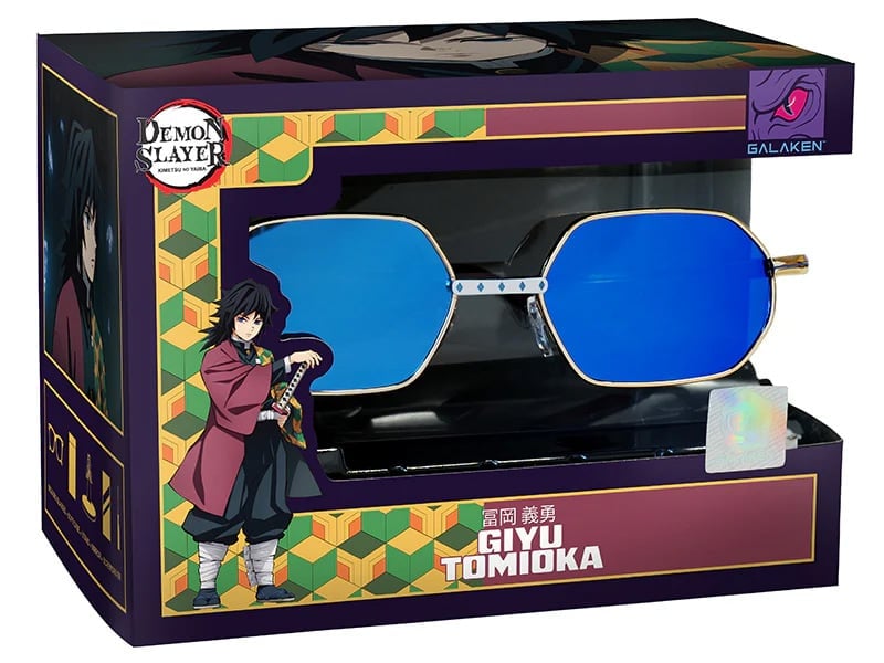Galaken Demon Slayer: Kimetsu no Yaiba Giyu Tomioka (Water Hashira) Sunglasses - View 5