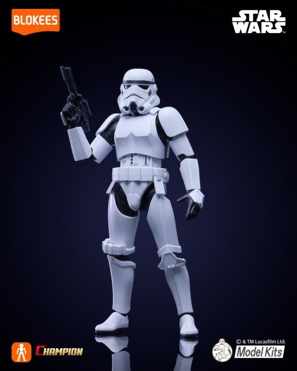 Blokees Star Wars Champion Class 02 Stormtrooper Model Kit in PVC and ABS - View 3