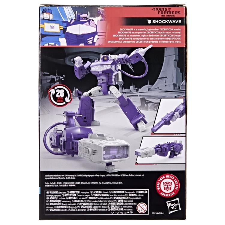 Hasbro The Transformers: The Movie Studio Series 86 Voyager Class Shockwave Plastic Action Figure - View 18