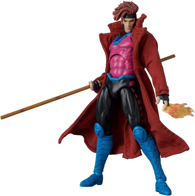 Medicom Toy MAFEX No.287 Marvel Comics Gambit (Comic Variant Ver.) Action Figure, 6-Inch - View 10