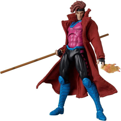 Medicom Toy MAFEX No.287 Marvel Comics Gambit (Comic Variant Ver.) Action Figure, 6-Inch - View 10