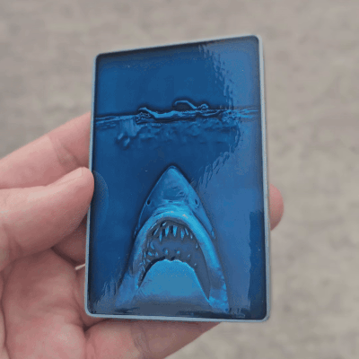 Fanattik Collectibles Jaws 50th Anniversary Poster Limited Edition Ingot - View 7