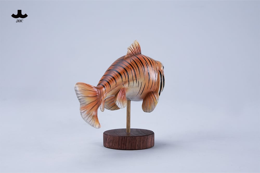 JxK.Studio Tiger-Growl Fish 4.3-Inch Resin and Metal Figure - View 8