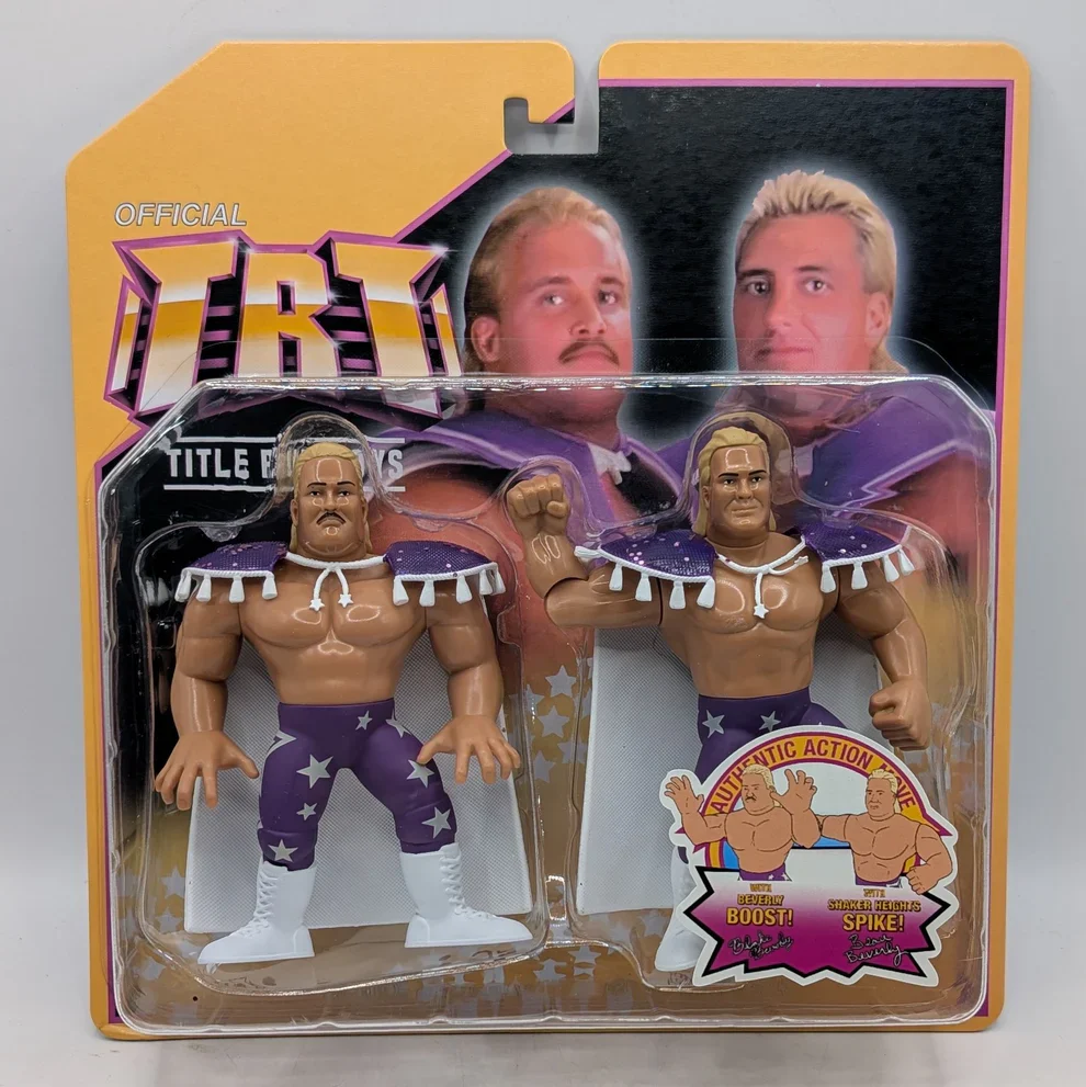 Title Run Toys Beverly Brothers Beau and Blake Plastic Figure Two-Pack - View 5