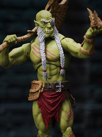 Boss Fight Studio Vitruvian H.A.C.K.S. Bur'Zagi (Mighty Orc Sovran) Action Figure