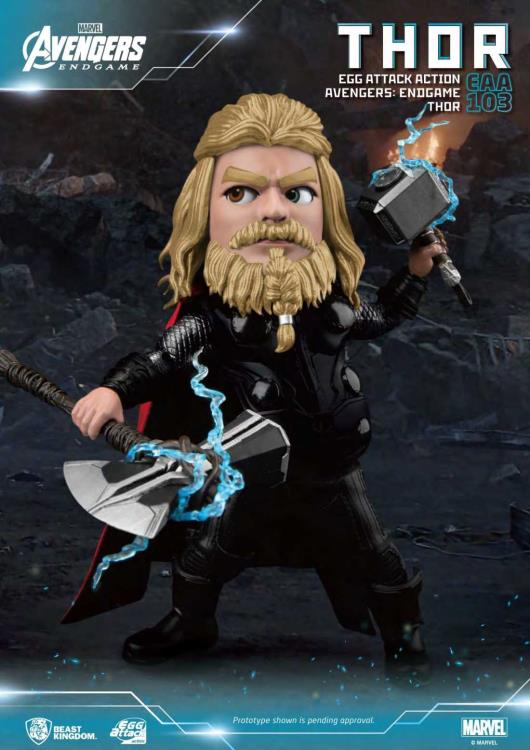 Beast Kingdom Egg Attack Action EAA-103 Avengers: Endgame Thor PX Previews Exclusive, 6.5-Inch - View 5