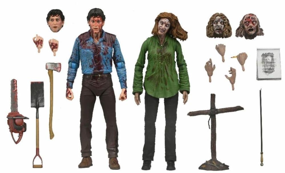 NECA The Evil Dead Ultimate Bloody Ash and Cheryl Williams Action Figure Two-Pack - View 11
