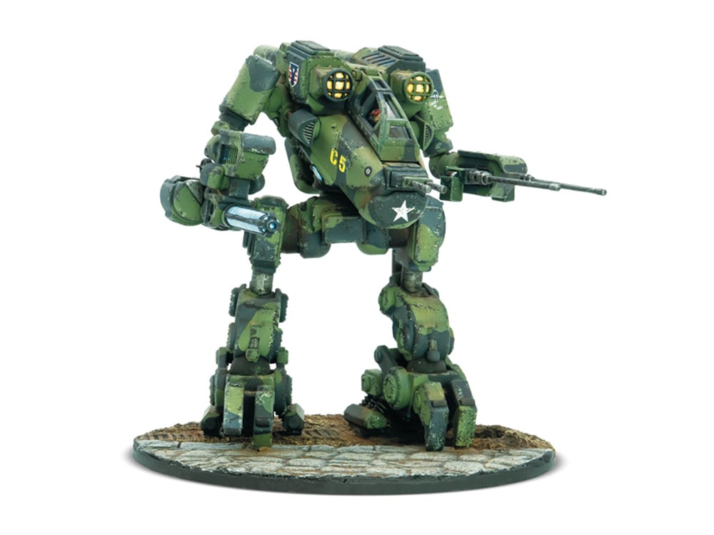 Warlord Games Konflikt '47: Linebacker Jump Walker Plastic Miniature - View 2