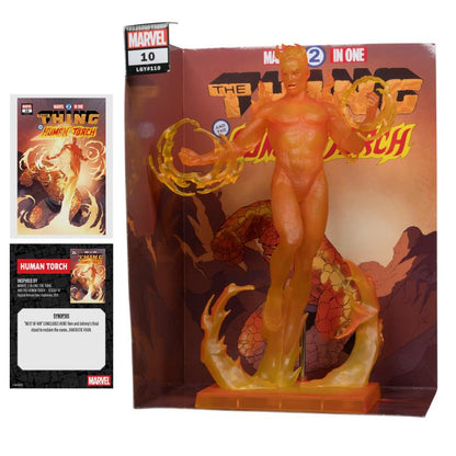 McFarlane Toys Marvel Comics The Human Torch (The Thing and the Human Torch #10) 1/6 Scale Action Figure - View 3