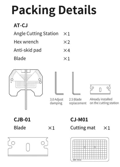 DSPIAE AT-CJ Fixed Angle Cutting Station Hobby Tool for Model Building - View 7