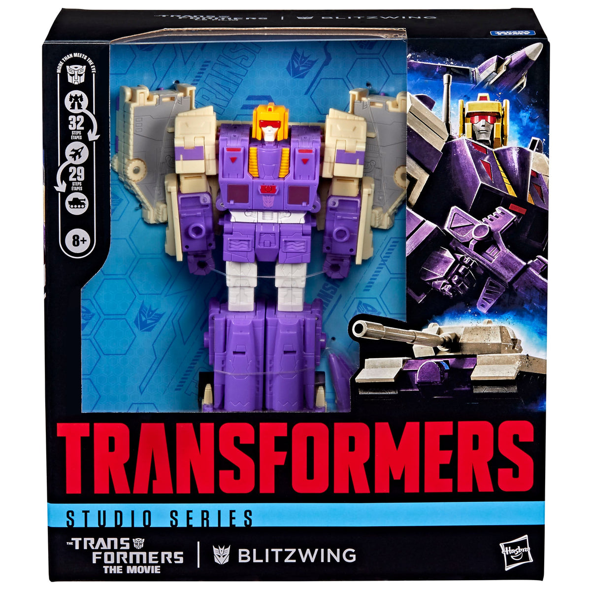 Hasbro The Transformers: The Movie Studio Series 86 Leader Class Blitzwing 7-Inch Action Figure - View 9