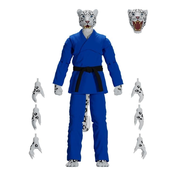 Icon Heroes Zoo Jitsu Fighters Shadow the Snow Leopard Blue Gi Action Figure - View 3