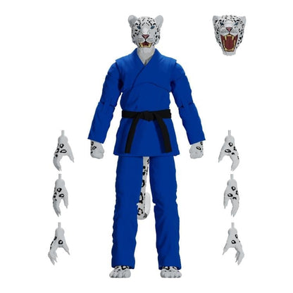 Icon Heroes Zoo Jitsu Fighters Shadow the Snow Leopard Blue Gi Action Figure - View 3