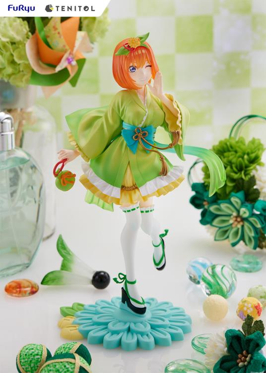 FuRyu The Quintessential Quintuplets Tenitol Yotsuba Nakano (Mini Skirt Yukata Ver.) Figure, 8.66-Inch - View 3