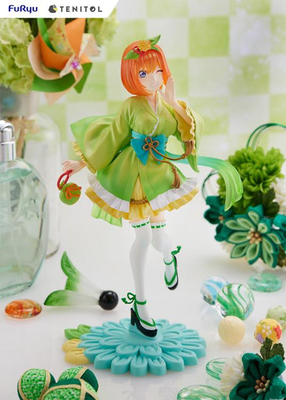 FuRyu The Quintessential Quintuplets Tenitol Yotsuba Nakano (Mini Skirt Yukata Ver.) Figure, 8.66-Inch - View 3