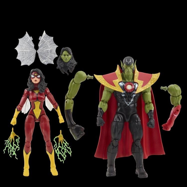 Hasbro Marvel Legends The Avengers 60th Anniversary Skrull Queen and Super Skrull Action Figure Two-Pack - View 20