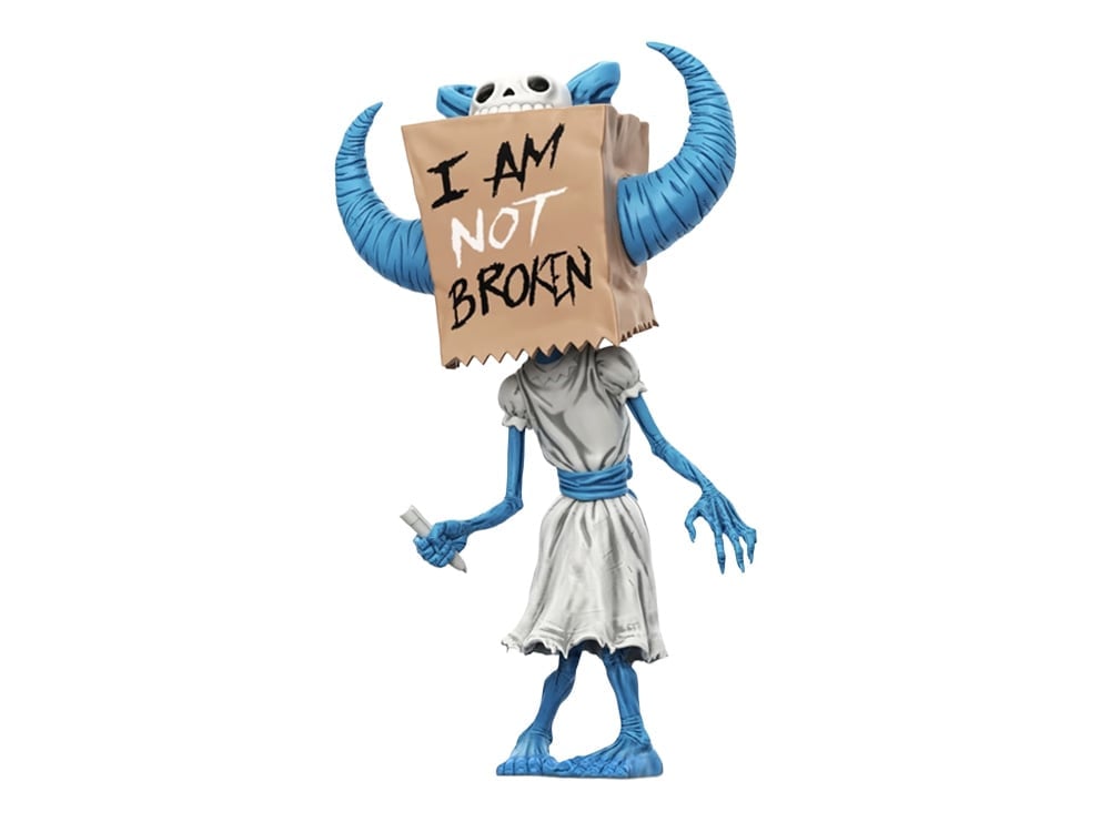 Scrambled Eggs Creative Shawn Coss The Bag Lady (The Prototypical) 8.5-Inch Vinyl Art Figure - View 10
