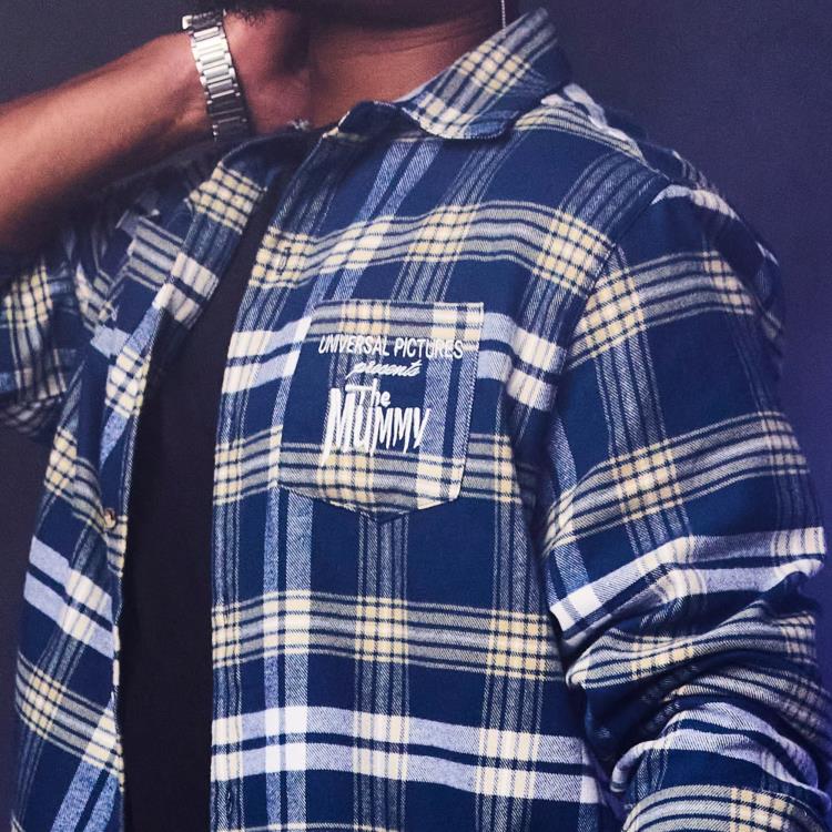 Cakeworthy Universal Monsters The Mummy Flannel Shirt - View 7