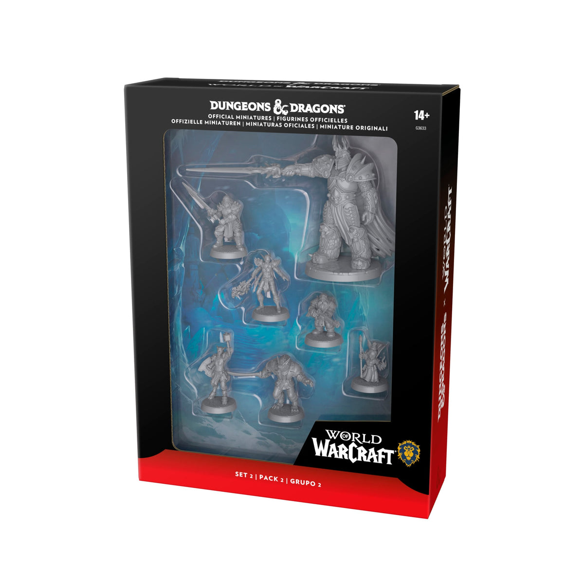 Hasbro Dungeons & Dragons x World of Warcraft Miniatures Set 2 with The Lich King - View 8