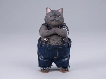 JxK.Studio Tough-Guy Cat (Ver. C) 4.5-Inch Resin Figure - View 2