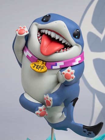 McFarlane Toys Marvel Rivals Jeff the Land Shark 1/10 Scale 8-Inch Figure