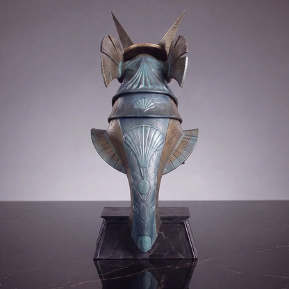 Master Replicas Stargate Desktop Replicas Jackal Guard Helmet Polyresin Replica, 5.9-Inch - View 7