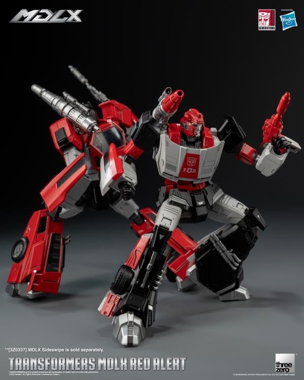 threezero Transformers MDLX Articulated Figure Series Red Alert 5.9-Inch Action Figure - View 11