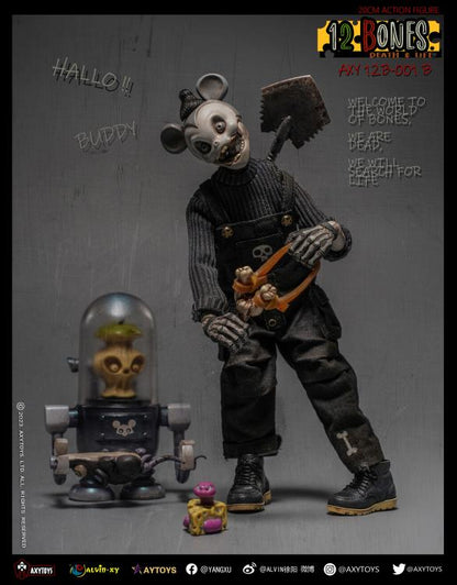 AxyToys 12 Bones Mouse (1B) 8-Inch Plastic Action Figure - View 4