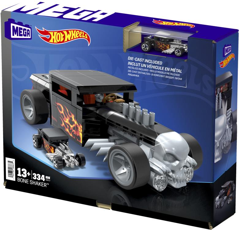 Mega Construx Hot Wheels Mega Showcase Bone Shaker Collector 1/24 Scale Building Set - View 10
