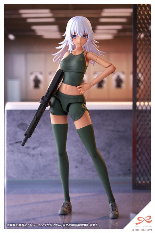 Kotobukiya Sousai Shoujo Teien Training Wolf 1/10 Scale Model Kit in ABS and PVC - View 3