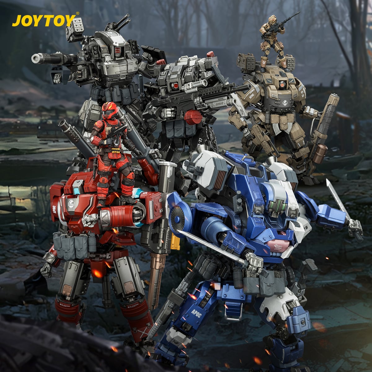 JoyToy Dark Source APOC Mystic Armor 02 Assault Mech 1/25 Scale 6.5-Inch Action Figure - View 18
