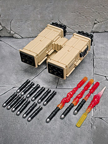 Valaverse Action Force Vanguard Missile Launcher (Desert Tan Ver.) 1/12 Scale Plastic Accessory Set