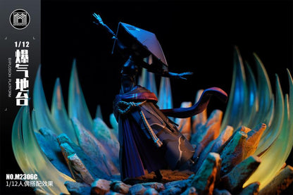 MMMToys Explosion Platform (Blue) 1/12 Scale 9.06-Inch Resin Display Base - View 5