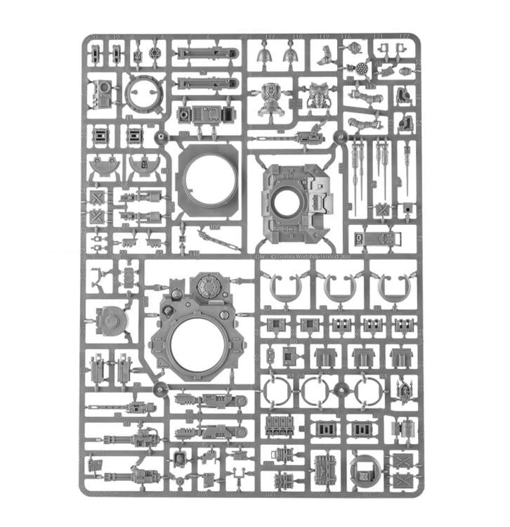 Games Workshop Warhammer 40,000 Space Marines Primaris Repulsor Plastic Miniature - View 7
